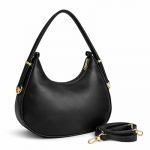 Women’s Shoulder & Sling Bag with Zipper Closure, Detachable Long Strap
