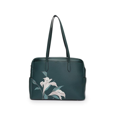 Green Casual Handbag