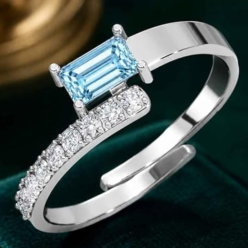 925 Sterling Silver Minimal Daily Wear Adjustable Ring for Women