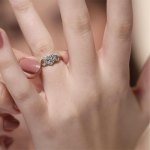 925 Pure Silver Ring for Women & Girls | CZ Adjustable Heart Ring