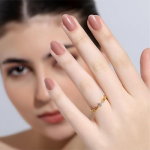 925 Sterling Silver Ring for Women & Girl | Minimal Gold Plated Adjustable Ring