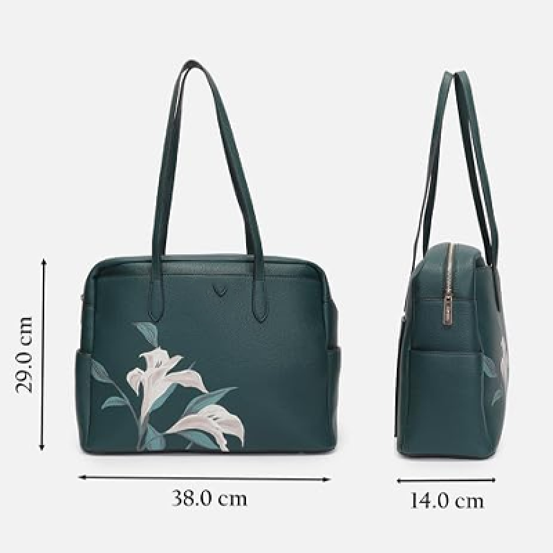 Green Casual Handbag