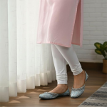 Women Embroidered Juttis with Payal