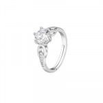 925 Silver Zircon Elegant Loop Earrings Ring Loops