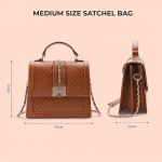 Women's Satchel Hand Bag crafted from Imported PU